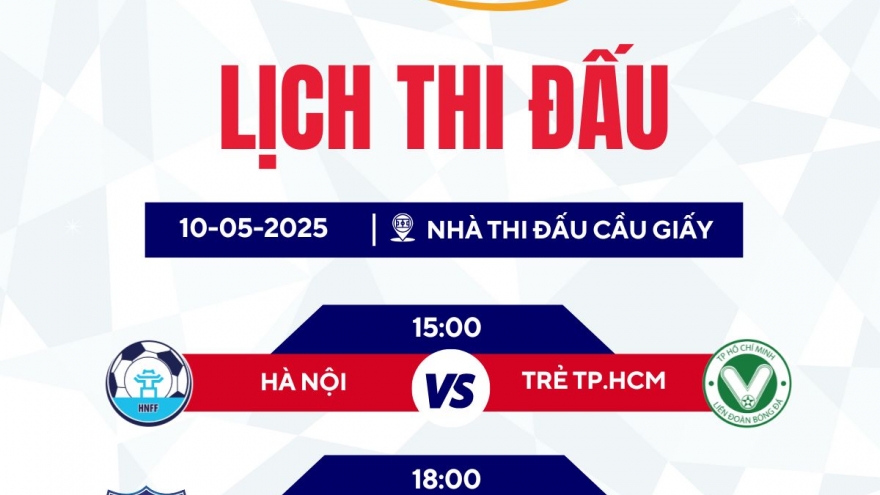 Lịch thi đấu và trực tiếp Giải Futsal HDBank VĐQG 2025 ngày 10/5