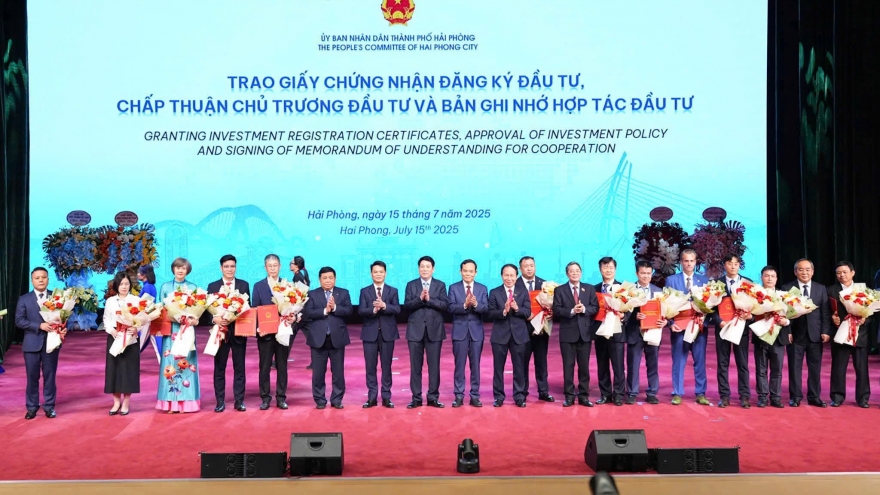 Thêm 15,6 tỷ USD vốn đầu tư vào thành phố Hải Phòng