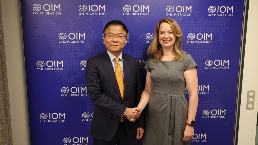 Phó Thủ tướng Lê Thành Long gặp Tổng Thư ký Tổ chức Khí tượng thế giới