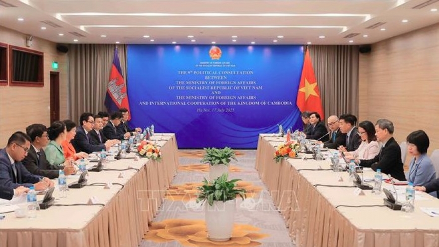 Vietnam, Cambodia review ties at 9th political consultation in Hanoi