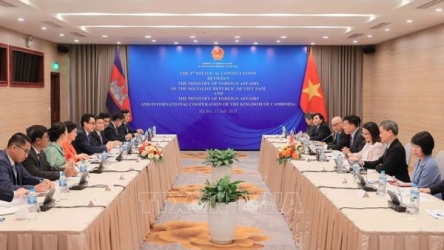 Vietnam, Cambodia review ties at 9th political consultation in Hanoi