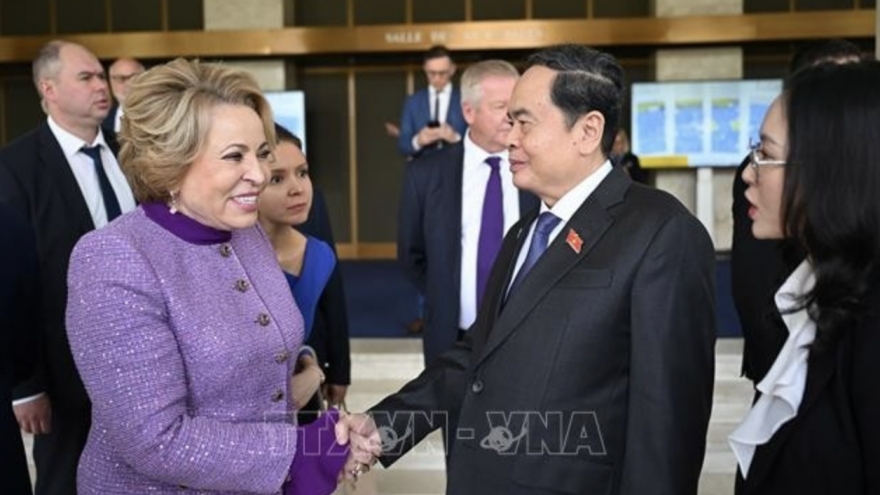 NA Chairman meets with foreign parliamentary leaders on WCSP 6 sidelines