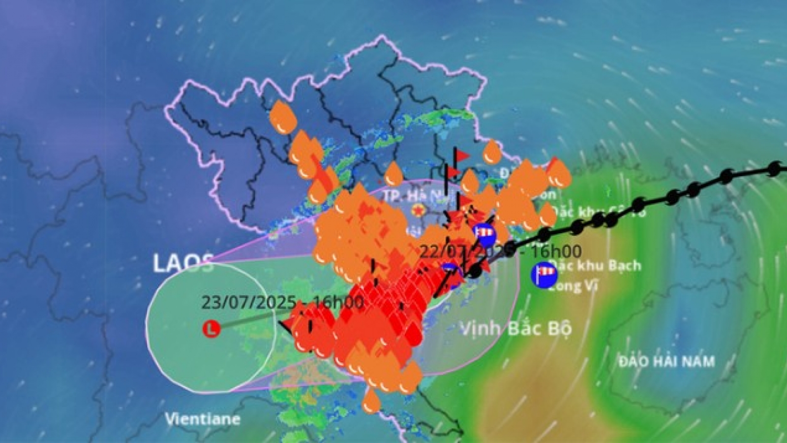 Typhoon Wipha downgraded, but flood and landslide threats remain