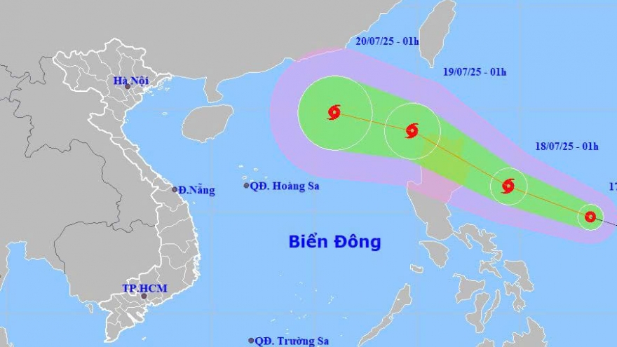 Tropical depression to strengthen into typhoon on July 18, keep gathering force