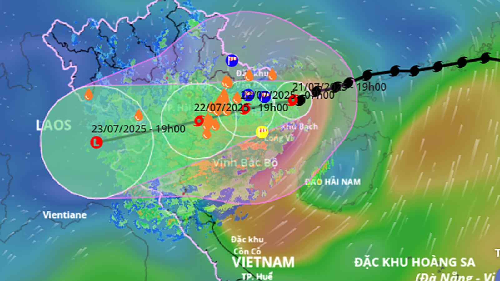 Northern localities put on alert as Wipha set to make landfall on July 22