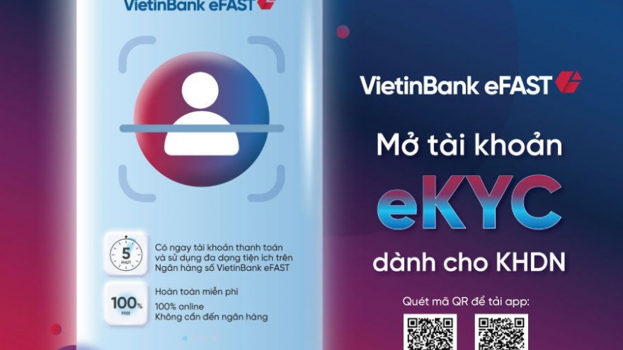 Mở tài khoản doanh nghiệp online với VietinBank eFAST
