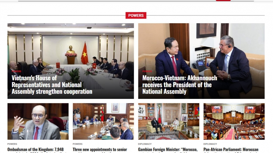 Báo chí Maroc đưa tin đậm nét chuyến thăm của Chủ tịch Quốc hội Trần Thanh Mẫn