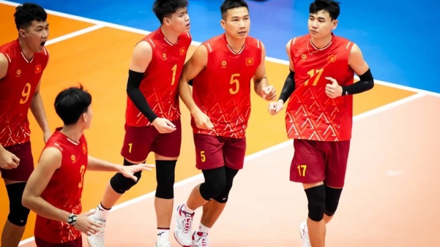 Bóng chuyền nam Việt Nam tiếp tục chiến thắng ở SEA V.League