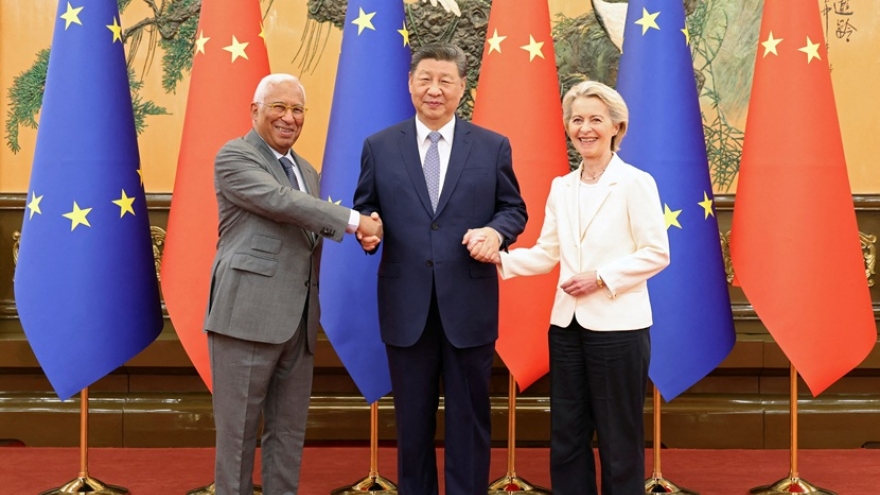 Chủ tịch Trung Quốc Tập Cận Bình hội kiến lãnh đạo Liên minh châu Âu