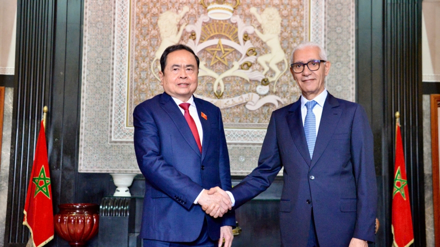 Chủ tịch Quốc hội Trần Thanh Mẫn hội đàm với Chủ tịch Hạ viện Maroc