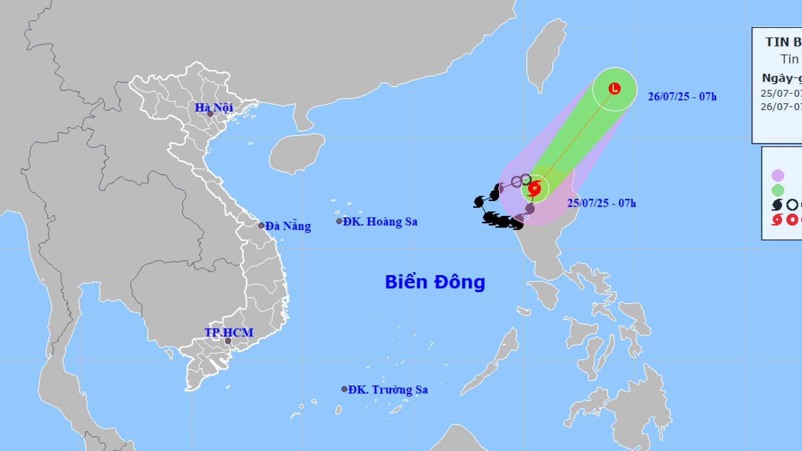 Bão số 4 gần như không có khả năng quay trở lại Biển Đông