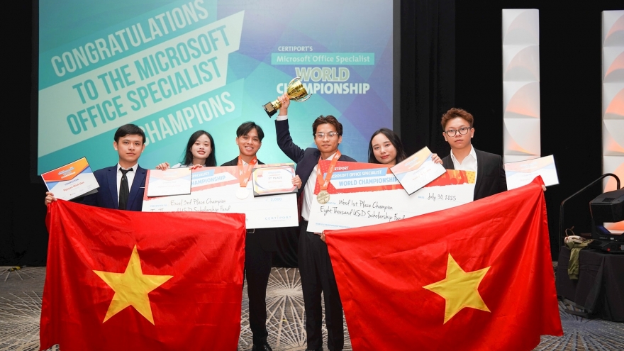Gold for Vietnam at 2025 Microsoft Office Specialist World Championship