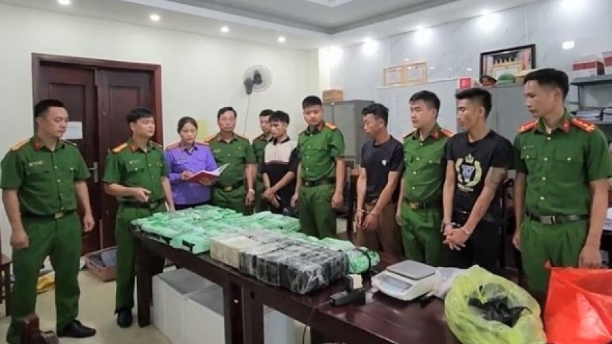 Nghe An police bust massive drug trafficking ring from Laos