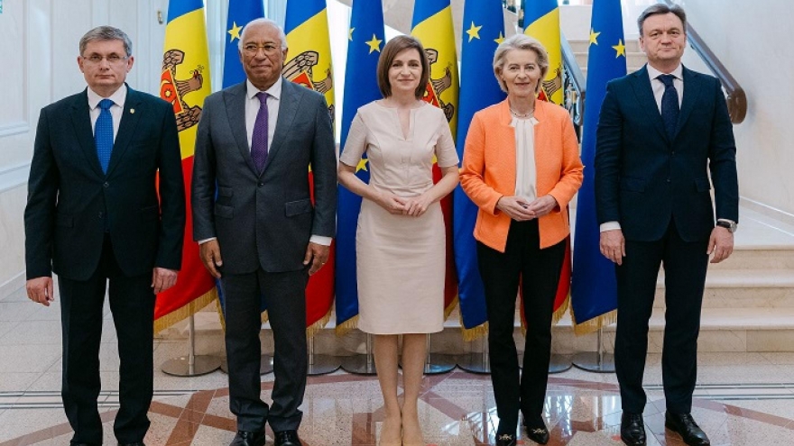 EU tái khẳng định ủng hộ Moldova gia nhập khối
