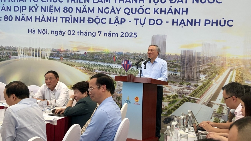 Chuẩn bị triển lãm thành tựu đất nước kỷ niệm 80 năm ngày Quốc khánh