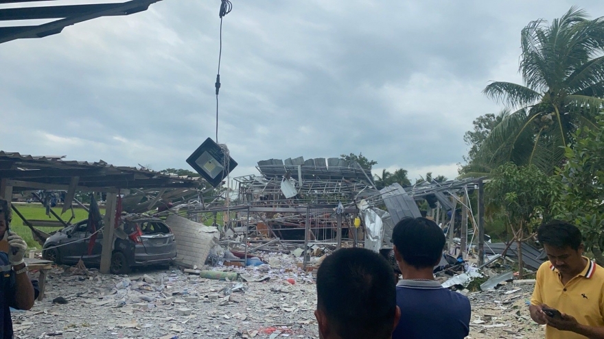 Nổ xưởng pháo ở Suphanburi (Thái Lan), ít nhất 10 người thiệt mạng