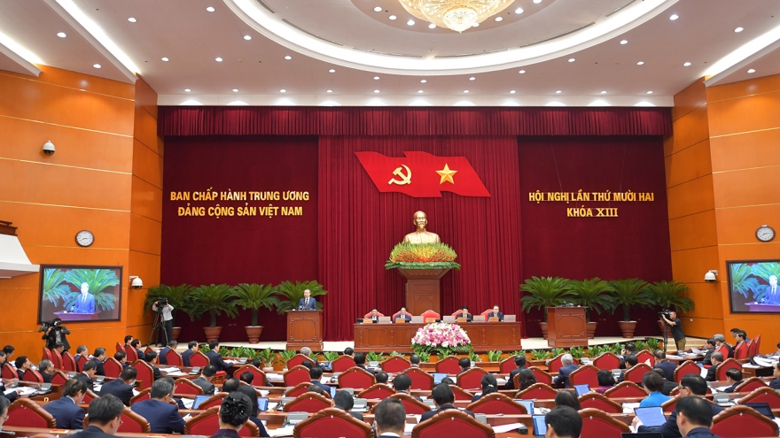 Toàn cảnh khai mạc Hội nghị lần thứ 12 Ban Chấp hành Trung ương Đảng khóa XIII