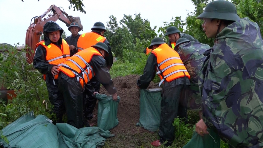 Bộ Quốc phòng thông tin sự cố nước tràn đê bối tại Hưng Yên do bão số 3