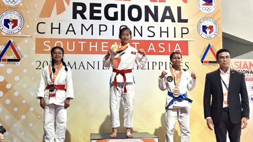 Vận động viên tỉnh Cao Bằng giành HCV tại giải Jujitsu Đông Nam Á 2025
