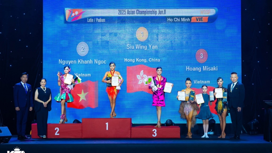 Nữ VĐV 14 tuổi xuất sắc giành Huy chương Bạc tại Giải khiêu vũ thể thao quốc tế