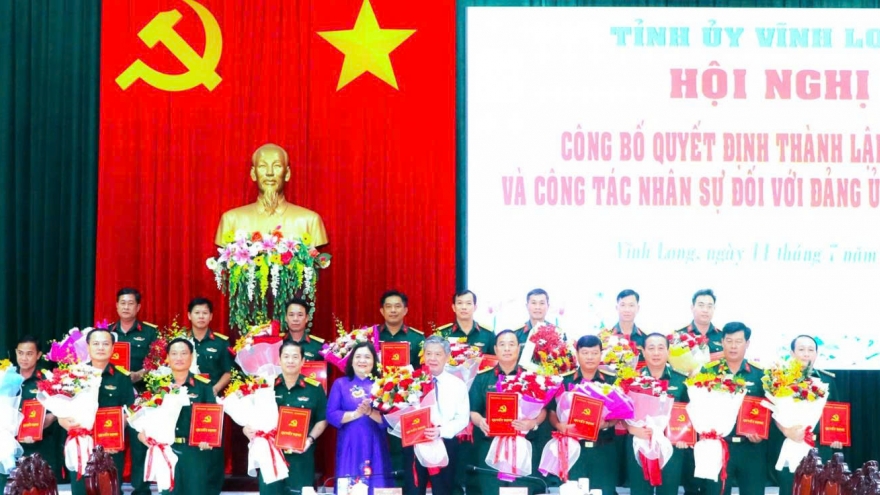 Ông Ngô Chí Cường giữ chức Bí thư Đảng ủy Quân sự tỉnh Vĩnh Long
