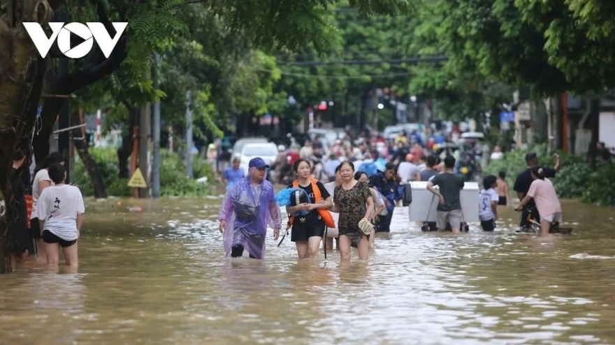 Bão số 3 có khả năng xảy ra mưa lớn, gây ngập úng đô thị ở Hà Nội