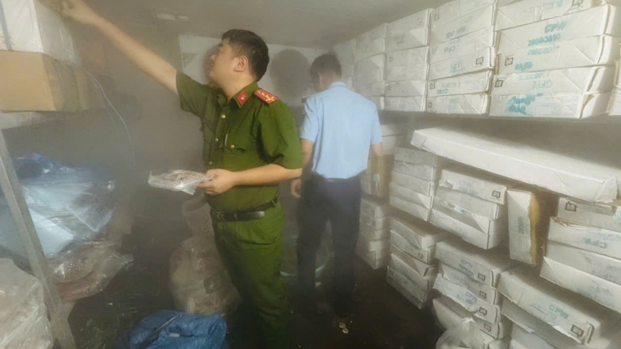 Quảng Ninh phát hiện lô mực ống không rõ nguồn gốc