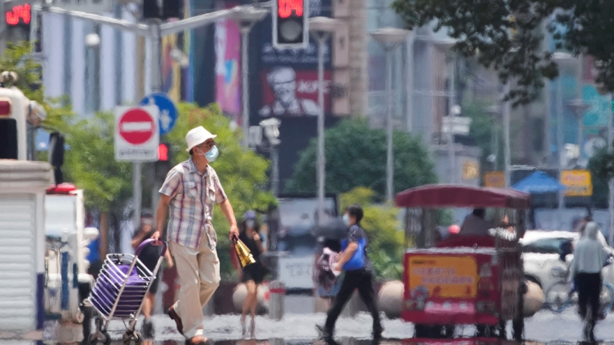 Nắng nóng gay gắt lan rộng tại Trung Quốc, nhiều nơi vượt ngưỡng 40 độ C