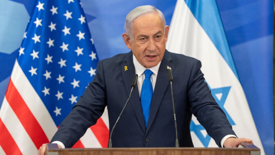 Thủ tướng Israel Benjamin Netanyahu lên đường công du Mỹ