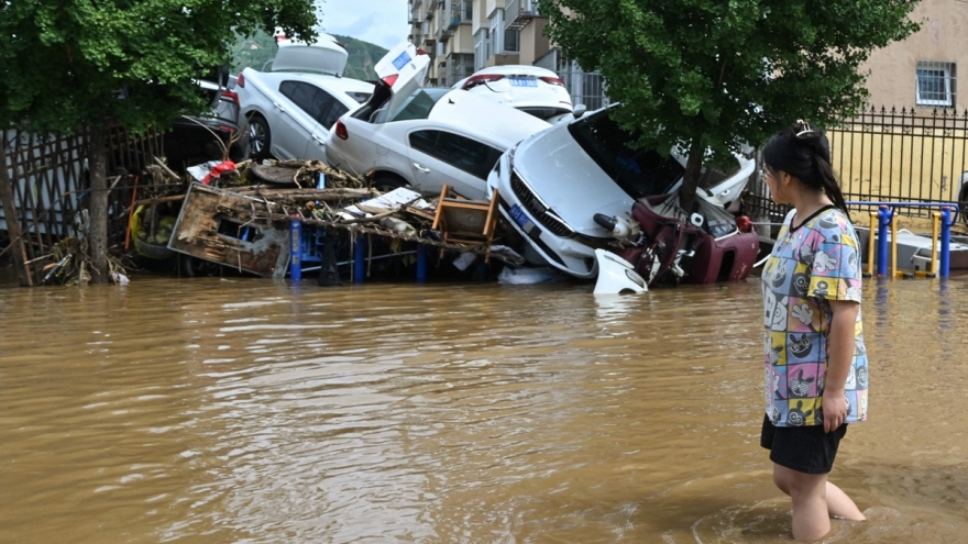 Mưa lũ ở Bắc Kinh (Trung Quốc) khiến 44 người thiệt mạng, 9 người mất tích