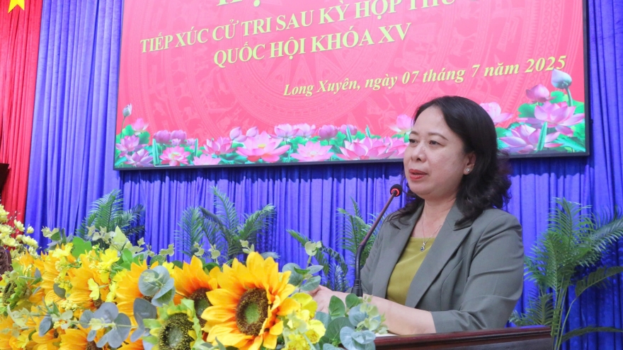 ​Phó Chủ tịch nước Võ Thị Ánh Xuân tiếp xúc cử tri tỉnh An Giang