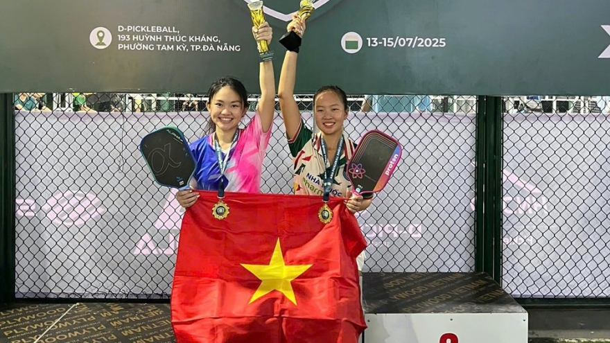 Vietnamese duo crowned U18 women’s champions at Asia Pickleball Junior Open