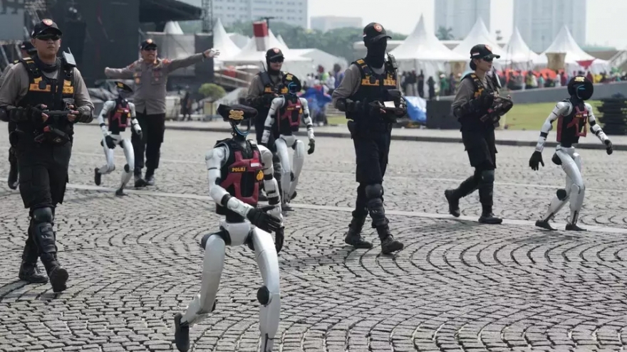 Cảnh sát Indonesia triển khai robot hỗ trợ công tác nghiệp vụ