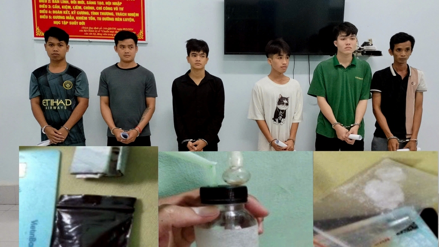 Bắt tạm giam nhóm đối tượng tổ chức sử dụng và mua bán trái phép chất ma túy