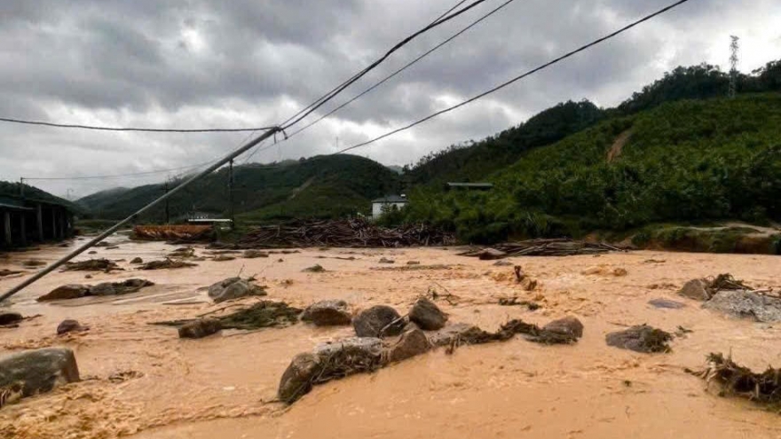 Mưa lũ khiến nhiều xã vùng cao ở Bắc Ninh bị ngập úng