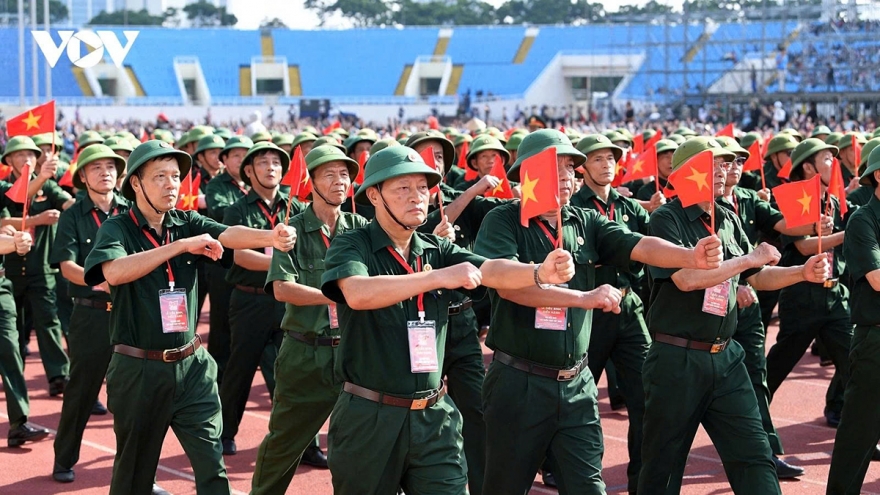 Over 2,000 people from civic formations rehearse ahead of National Day parade