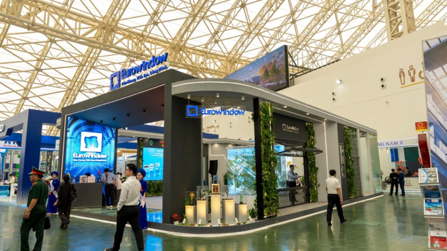 Ấn tượng khu trưng bày Eurowindow tại Triển lãm Thành tựu đất nước