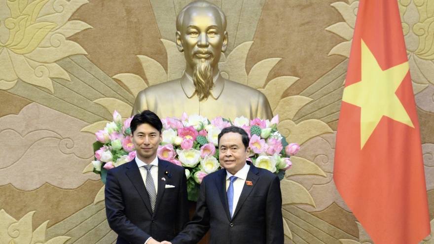 Chủ tịch Quốc hội Trần Thanh Mẫn tiếp Trưởng Ban Thanh niên Đảng Dân chủ tự do Nhật Bản