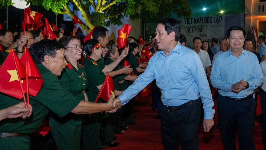 Chủ tịch nước Lương Cường dự cầu truyền hình chính luận - nghệ thuật đặc biệt “Thời cơ vàng”