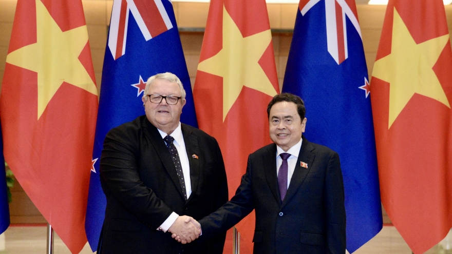 Chủ tịch Quốc hội Trần Thanh Mẫn hội đàm Chủ tịch Quốc hội New Zealand