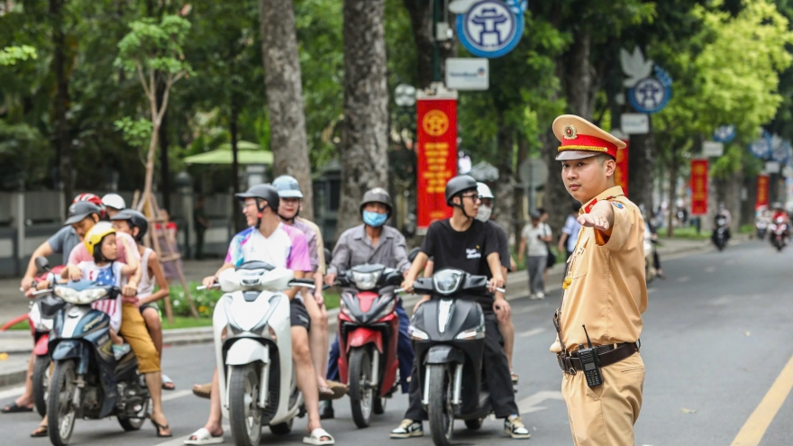 ​Công an Hà Nội điều chỉnh thời gian phân luồng giao thông phục vụ hợp luyện lần 2