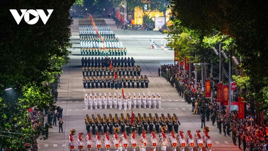 Sơ duyệt diễu binh tối 27/8: Lộ trình của các khối đi như thế nào?