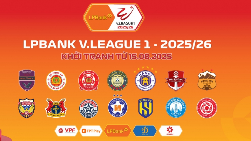 Danh sách cầu thủ V-League 2025/2026 của 14 đội bóng