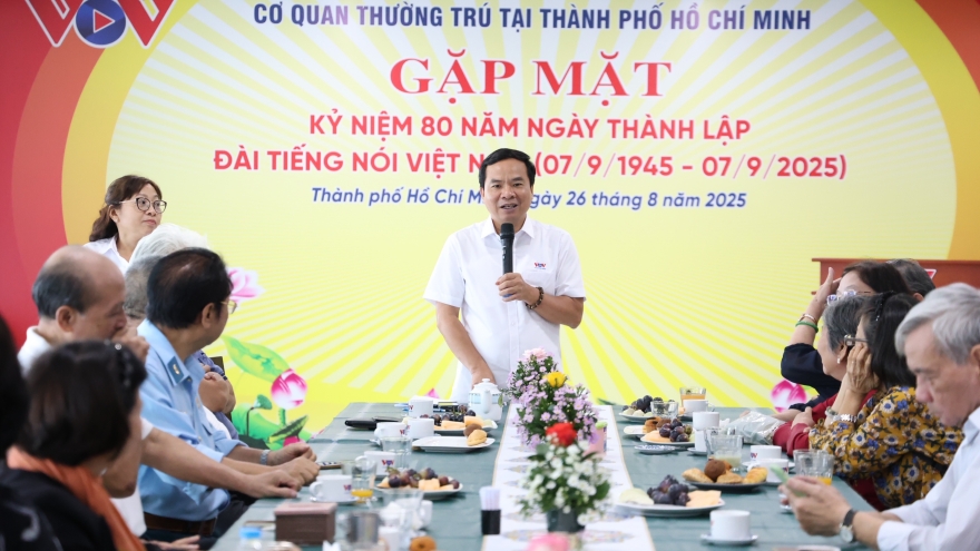 Ấm áp buổi gặp mặt tri ân “thế hệ vàng” làm báo phát thanh VOV TP.HCM
