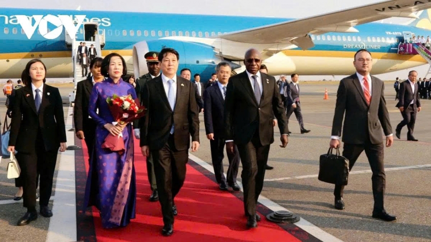 President Luong Cuong begins State visit to Angola