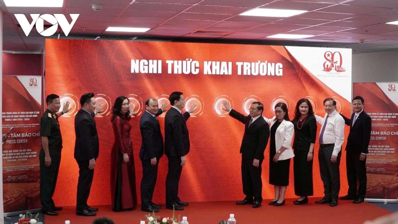 Press Centre opens for national exhibition on Vietnam’s 80-year development journey
