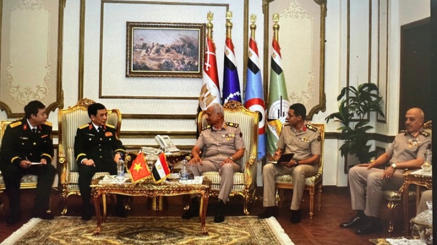Vietnam, Egypt bolster defence cooperation