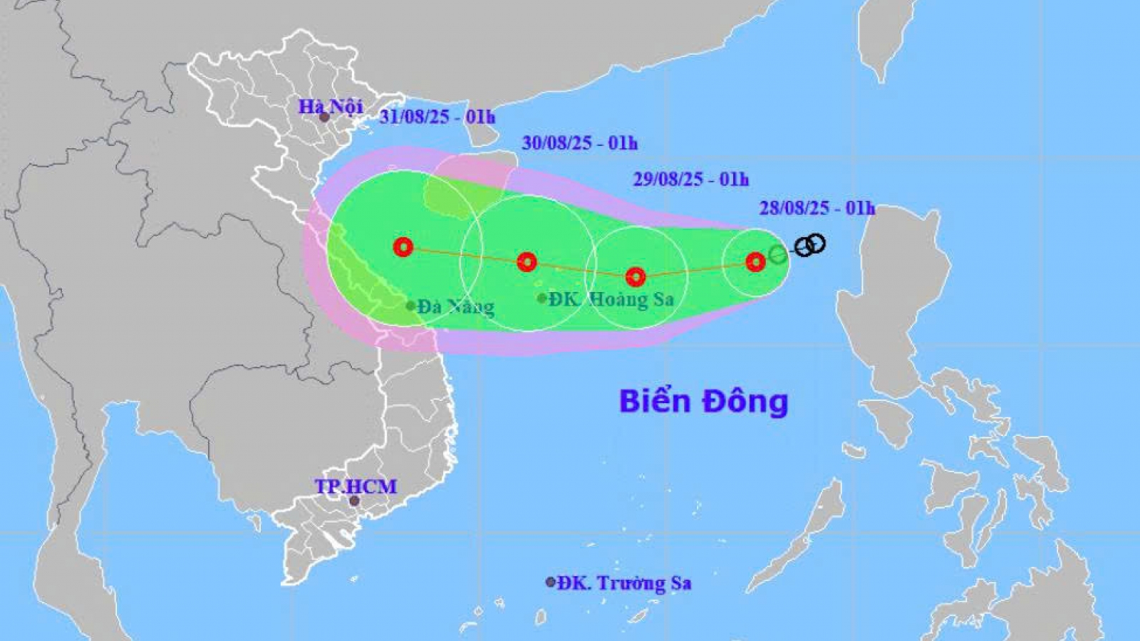 Tropical depression heads toward central Vietnam
