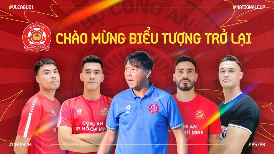 CLB Công an TP.HCM ra mắt ngoại binh đắt giá nhất V-League 2025/2026