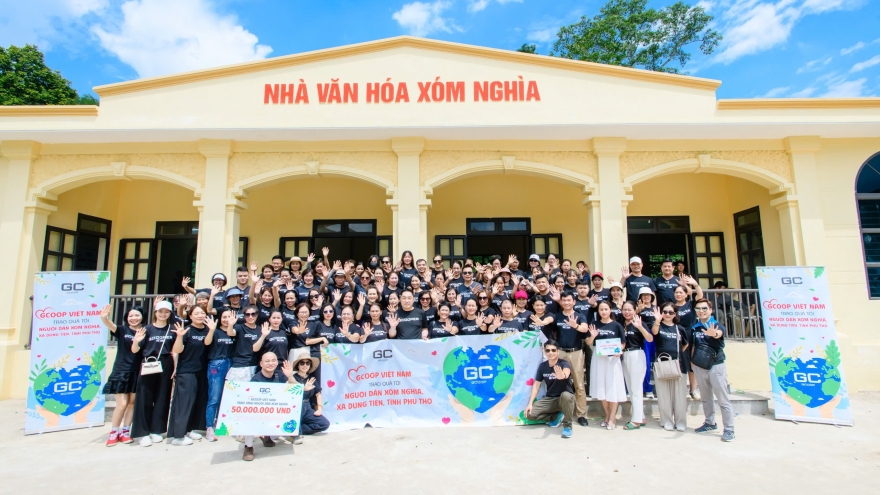 Gcoop Việt Nam chung tay cải tạo sân sinh hoạt cộng đồng tại Xóm Nghìa, Phú Thọ